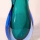 Murano vase with sliced neck by Flavio Poli