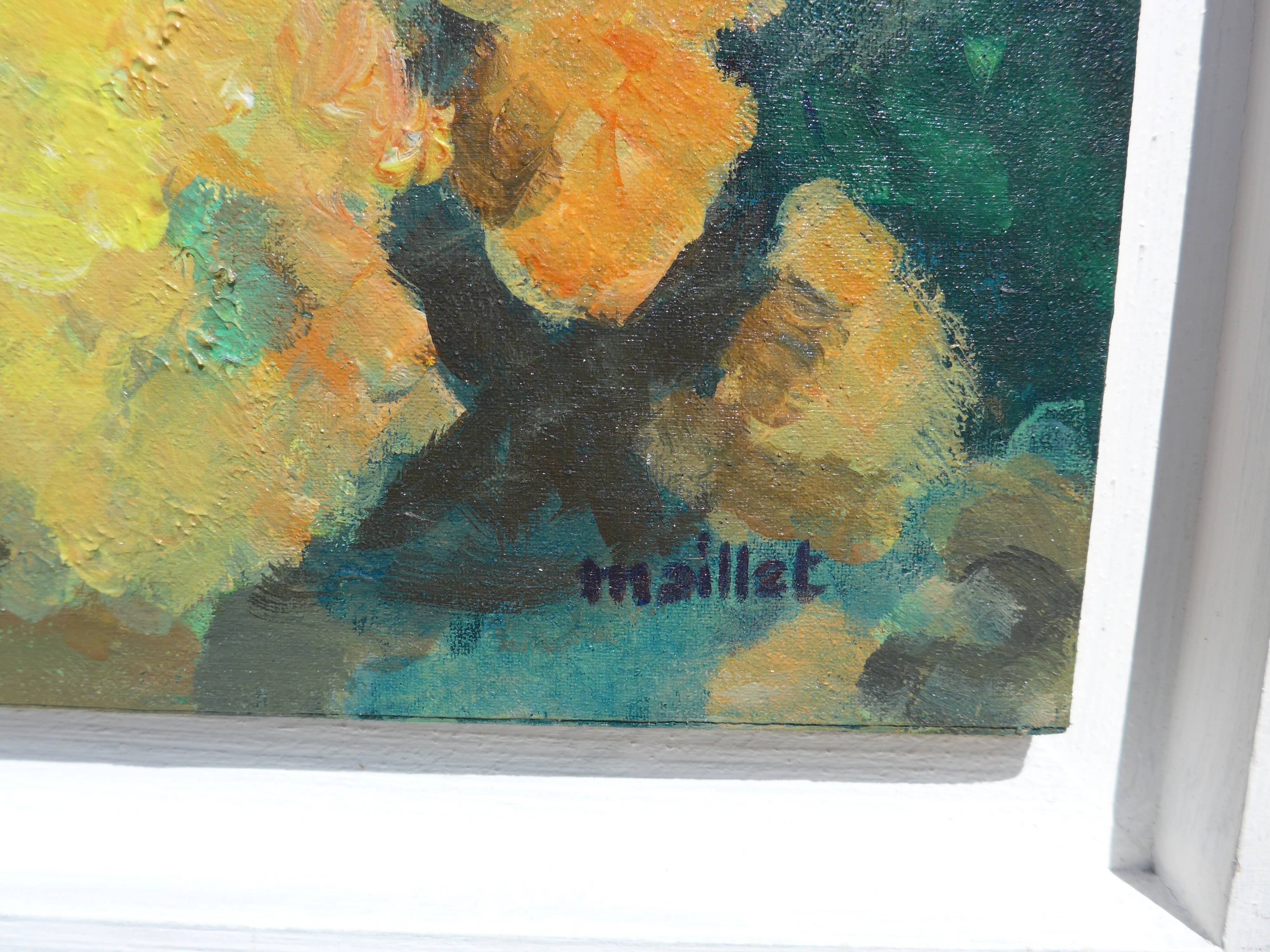 Signed painting with frame