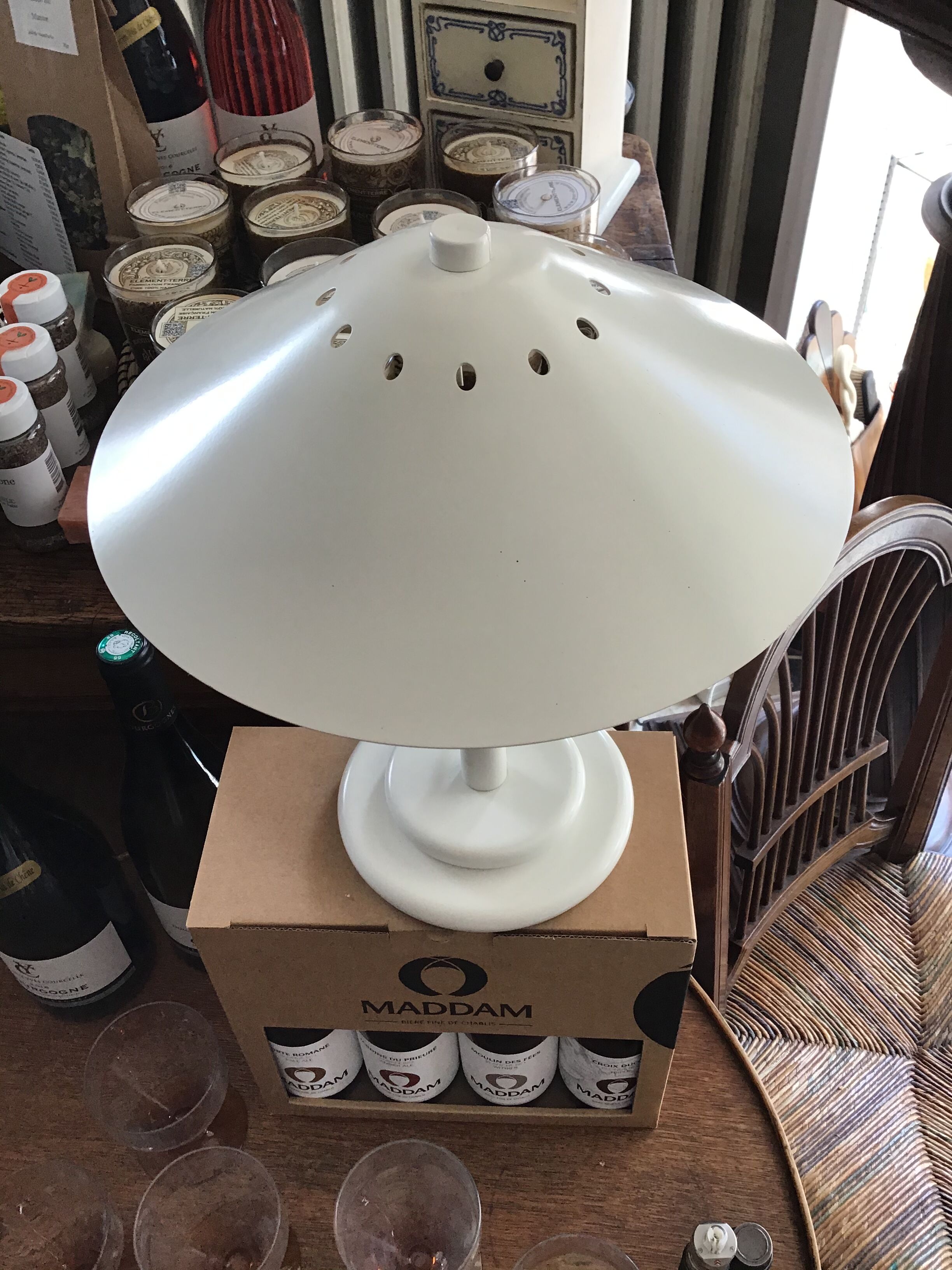 Lamp on standing 70s