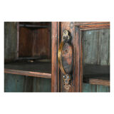 Wooden glass-enclosed china buffte