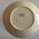 Plate of earthenware iron earth U-C Sarreguemines pattern Groseilles