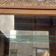 Parisian art deco 2-part buffet renovated in solid oak and marble 1940