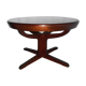 Round table central feet with 2 extensions of the 70s / 80s
