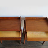 Børge Mogensen Scandinavian teak bedside tables 1950s