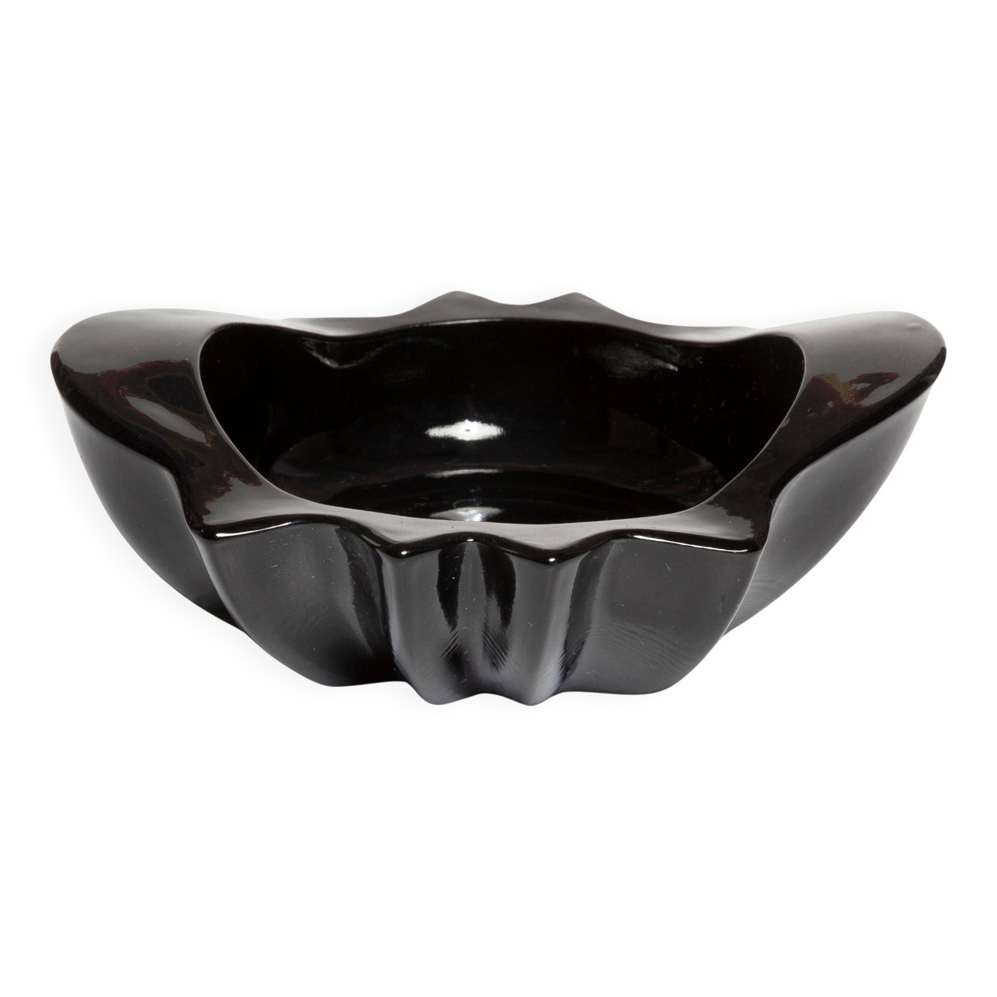 Vintage mid-century glass ashtray, Italy, 1970s