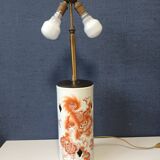 Asian ceramic lamp foot
