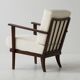 Set of ton boucle armchairs 60's