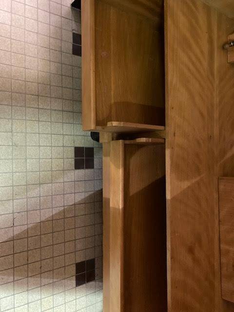 Large art deco 3-door wardrobe