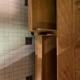 Large art deco 3-door wardrobe