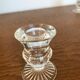 Glass candle holders