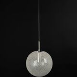1 out of 10 Limburg Chrome with glass ball pendant, Germany, 1970s