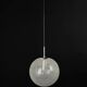 1 out of 10 Limburg Chrome with glass ball pendant, Germany, 1970s