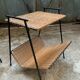 Pair of Raoul Guys Wicker Magazine Racks Circa 195
