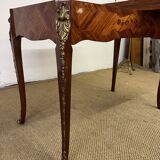 19th century floral marquetry games table
