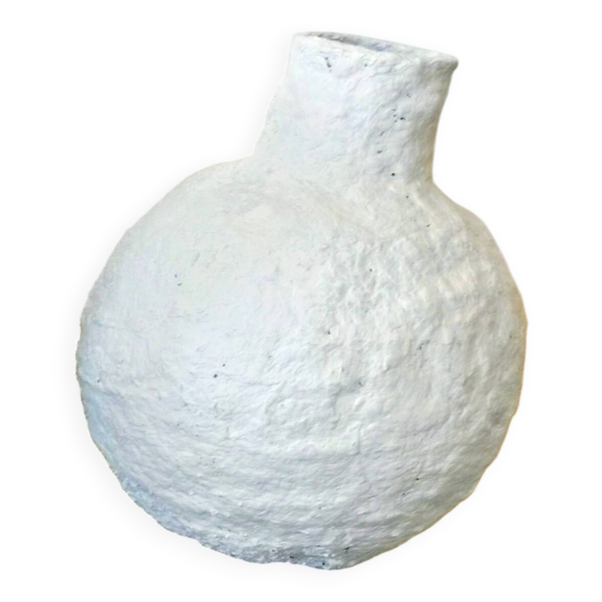 Sculptural vase with a mineral Boho spirit.