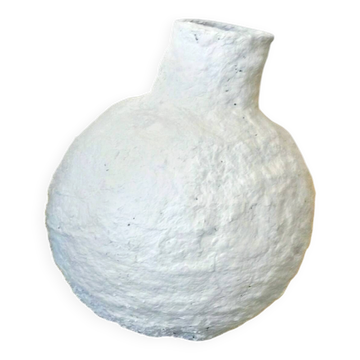 Vase sculptural esprit minéral Boho