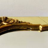 Old golden resin mirror