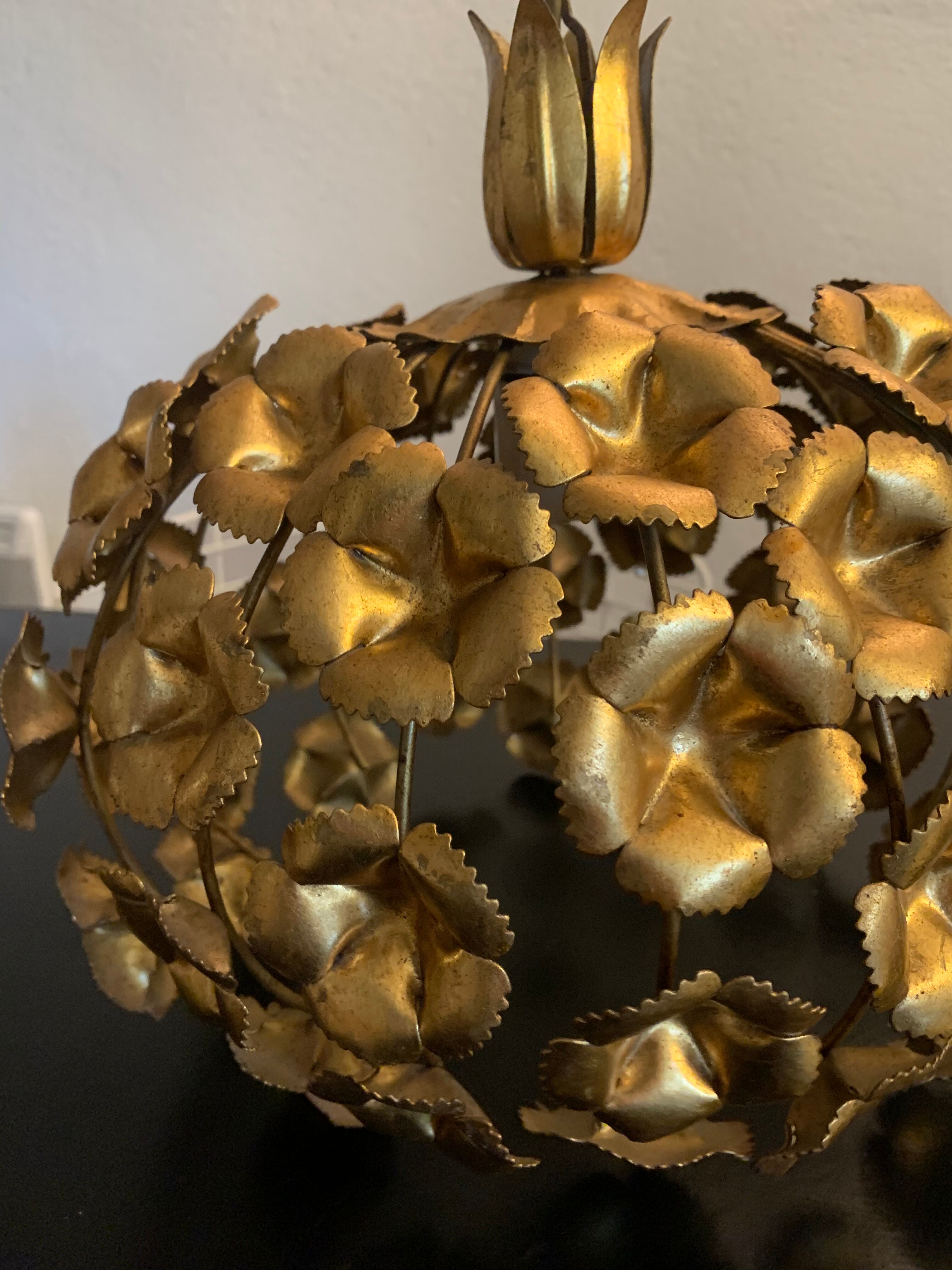 Vintage brass suspension