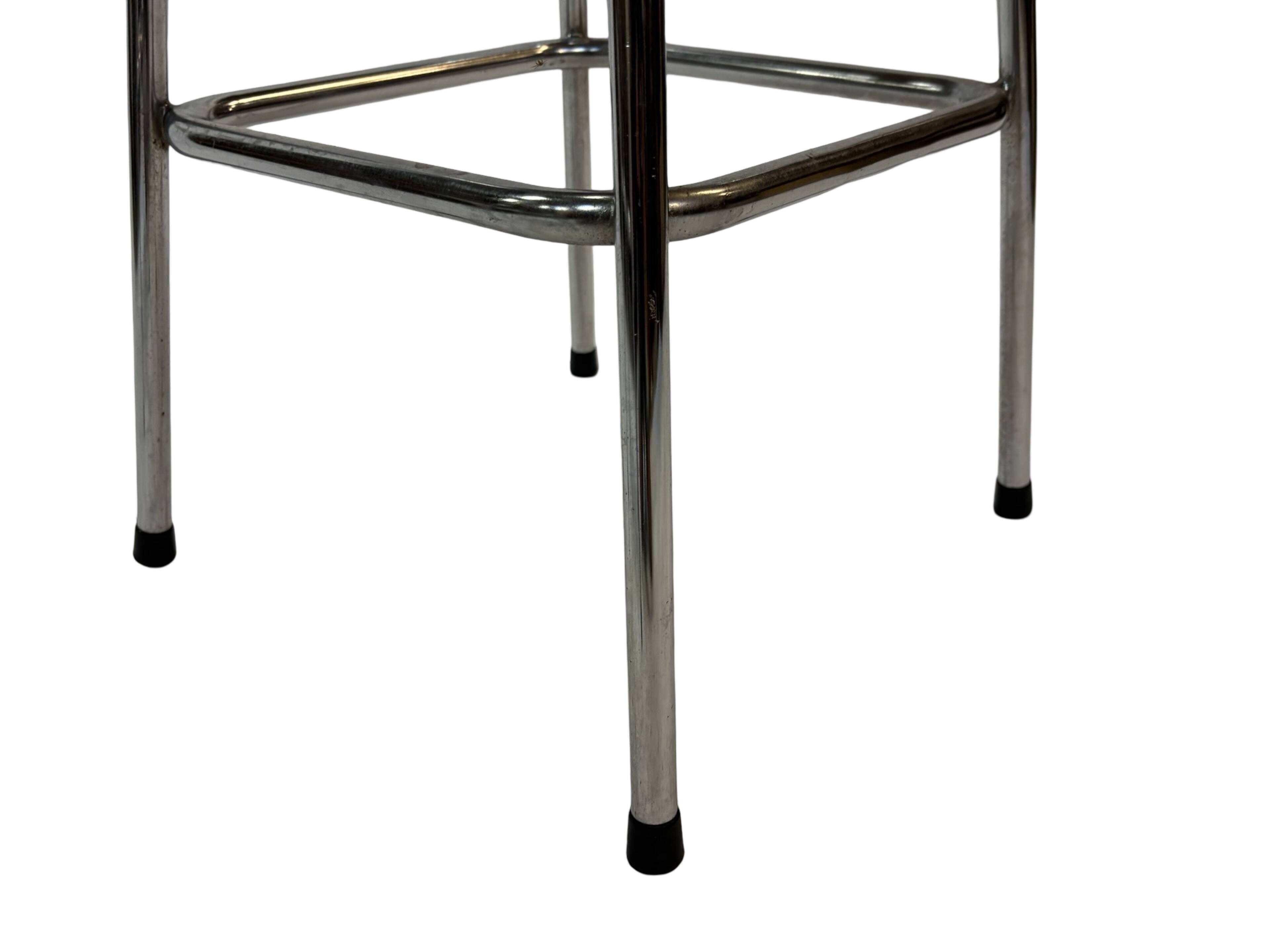 Set of 4 vintage bar stools Dirk van Sliedregt Rohe Noordwolde 1960's