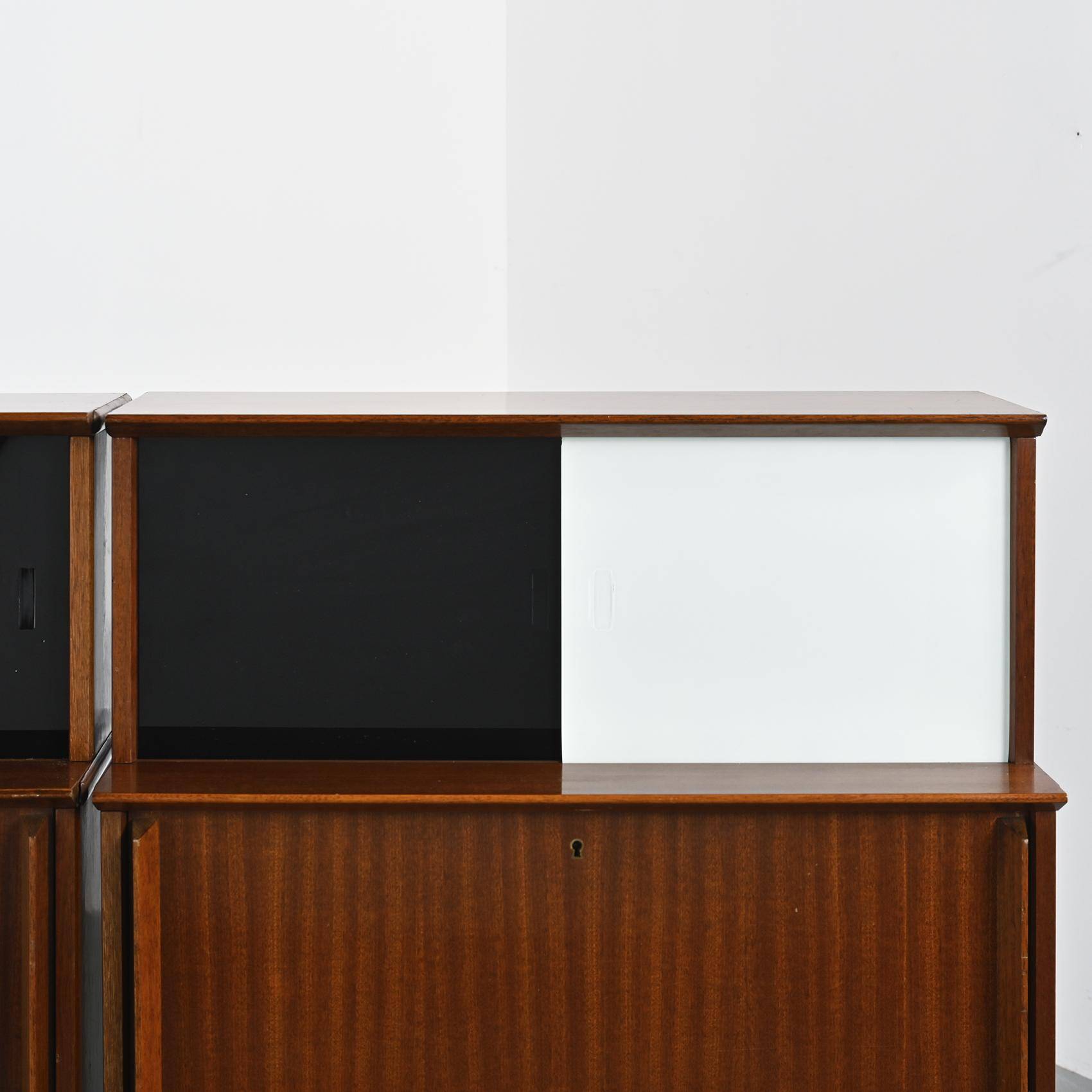 Pair of oscar furniture bookcases, circa 1955