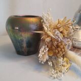 Vase en grès irisé