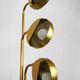 Italian vintage three arms brass floor lamp by Goffredo Reggiani