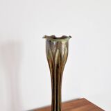 Shell socket vase 1914-1918 brass