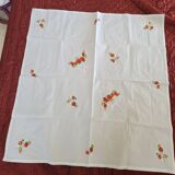 Tablecloth and napkins