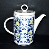 Vintage cadiz porcelain coffee and tea maker villeroy & boch design 1970s