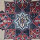 Handmade Persian Nain carpet 103x103cm