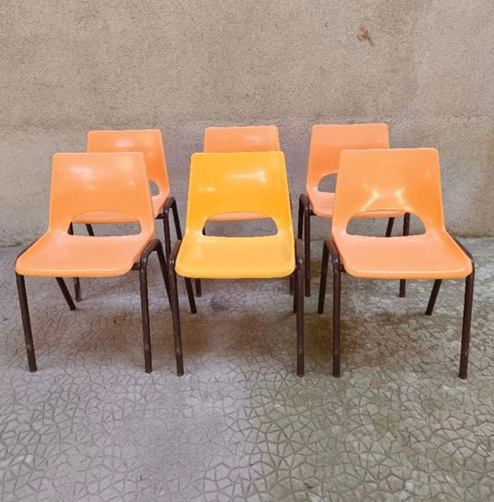 Lot de 6 chaises enfant maternelle