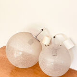 Suspension globe 25 cm Glashutte Limburg, 1970