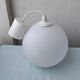 Suspension en opaline blanche