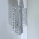 Pair  Vintage glass sconces from Kaiser
