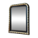 Miroir Louis-Philippe noir et doré ancien XIXème