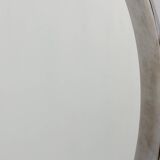 Miroir mural ovale chromé Art Déco, Belgique vers 1920