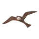 Swallow Seagull vintage brass wall sconce 24 cm