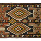 Area kilim rug ,vintage wool turkish handknotted kilim, 235 cmx 122 cm rug