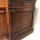 Bureau ministre en chêne richement sculpté, circa 1880