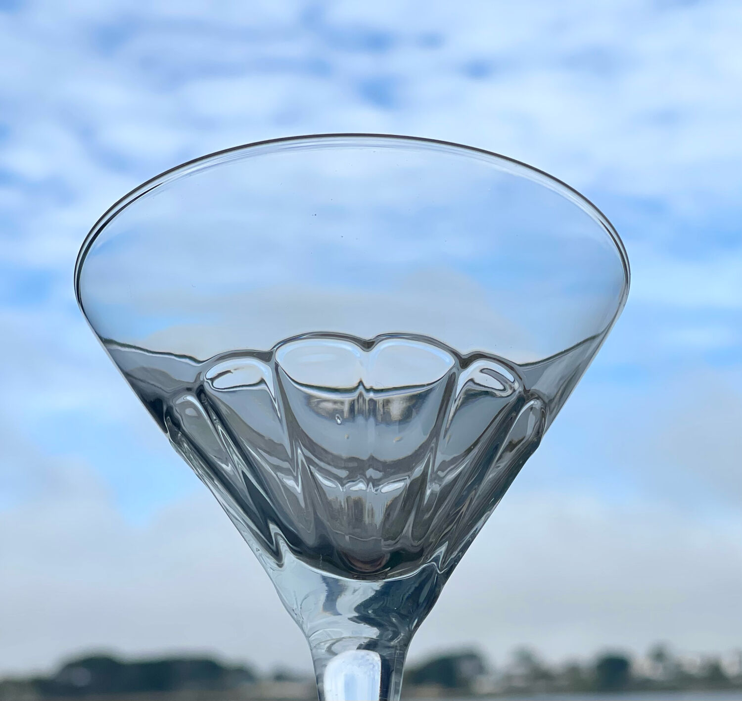 Set of 4 cocktail glasses 1970