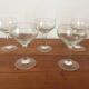 Antique glass service.