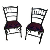 Pair of Napoleon III chairs