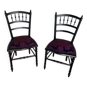 Pair of Napoleon III chairs