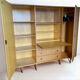 Vintage teak secretary cabinet — 1960s Scandinavian style