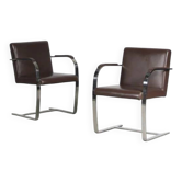 Pair of "BRNO" chairs, Italy 1970s