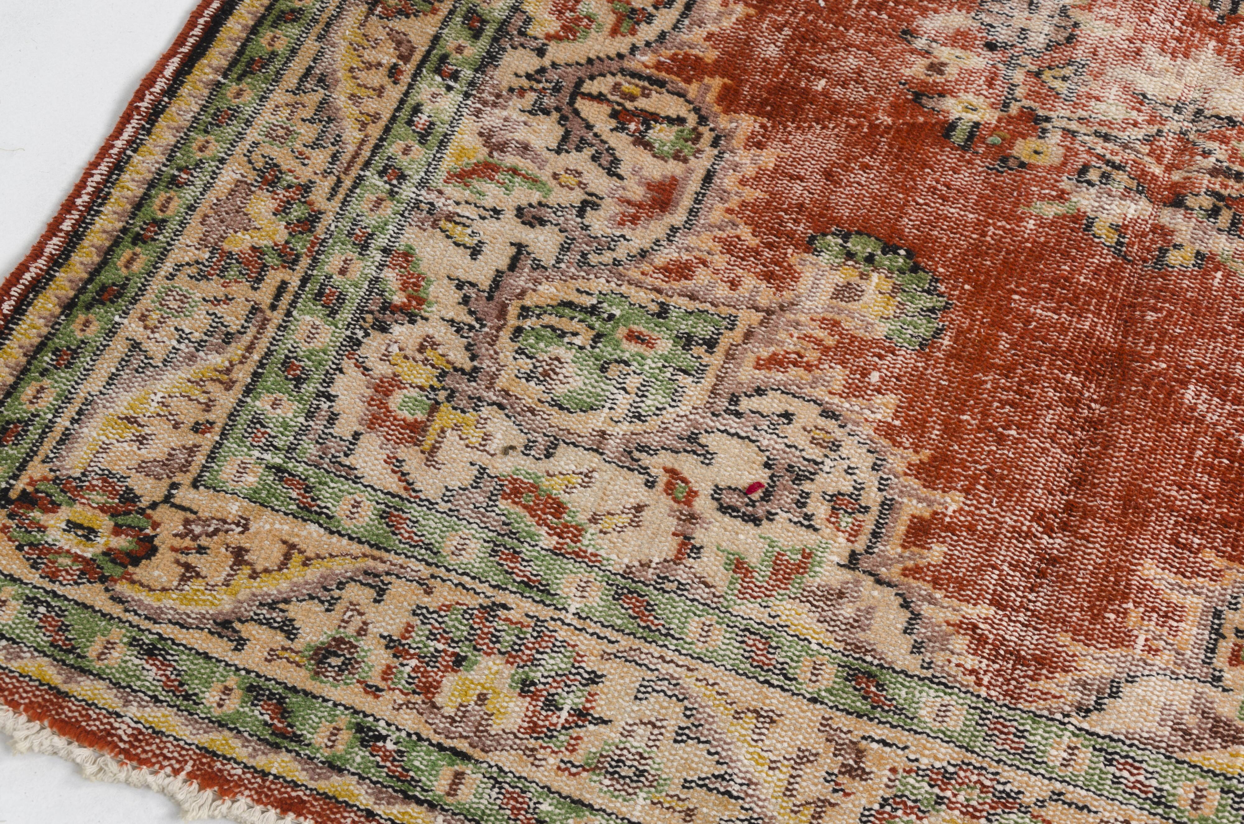 Vintage Anatolian Turkish Wool Rug