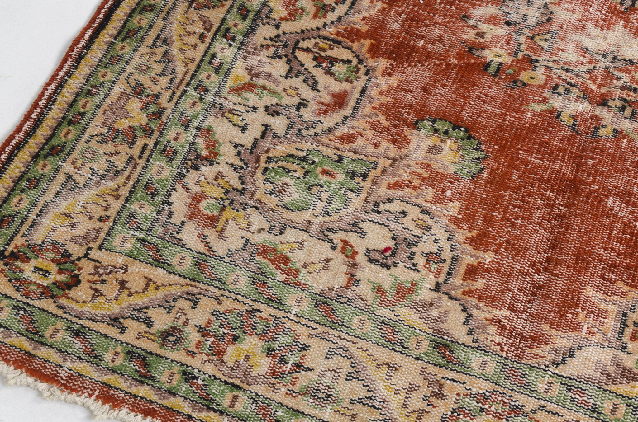 Tapis vintage en laine turque anatolienne