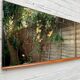 Vintage Rectangular Wall Mirror Teak Frame #D499 122x45cm
