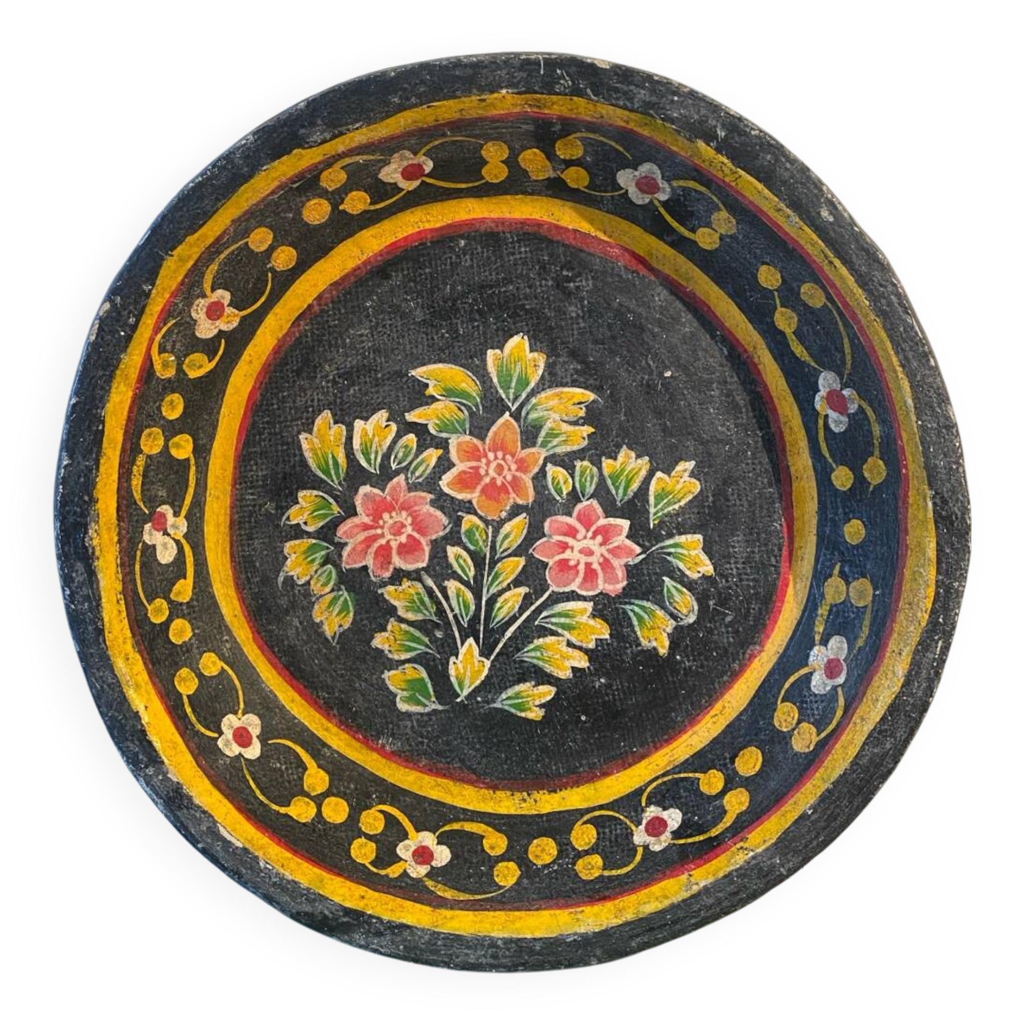 Indian papier-mâché tray