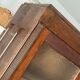 Old glass cabinet, vintage bookshelf, display case, cabinet, pharmacy.